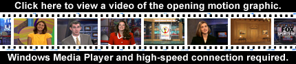 Click here to view a video clip of the opening motion graphic.