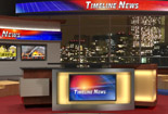 Click here to view the Timeline News virtual set design for TriCaster TCXD850.