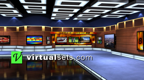 News 8 Live - Customized Virtual Set Design