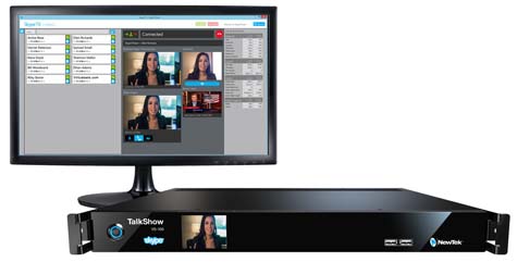 NewTek TalkShow Skype Interface and Front Panel NewTek TalkShow Skype TX Interface and Front Panel
