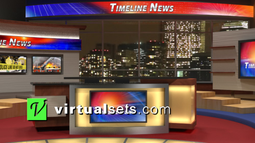 Timeline News Medium Shot - For Avid, Vizrt, and TriCaster XD300