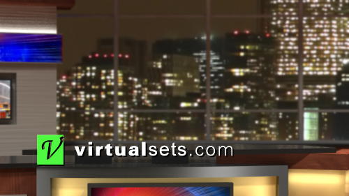 Timeline News Left Two Shot - For Chyron, Brainstorm, and After Effects