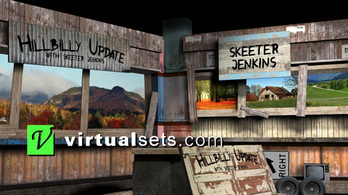 Hillbilly Update - Customized Virtual Sets