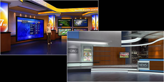 Click here to view our custom virtual set design portfolio and our existing virtual set library.
