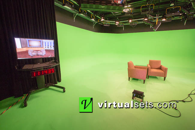 Pro Cyc Green Screen Installation Photo