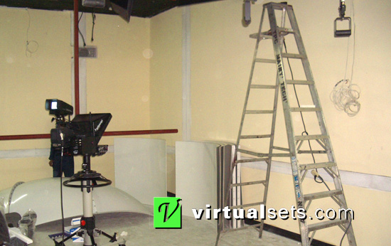 Pro Cyc Green Screen Installation Photo