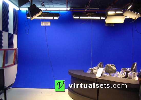 Pro Cyc Blue Screen Installation Photo