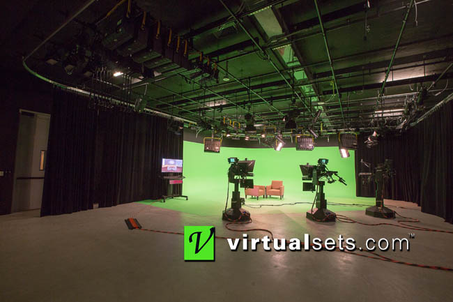 Pro Cyc Green Screen Installation Photo